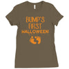 bump's first halloween Ladies Fitted T-Shirt