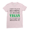 vegan Ladies Fitted T-Shirt