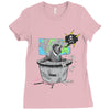 bad news bear Ladies Fitted T-Shirt
