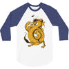 bruce, the dragon 3/4 Sleeve Shirt