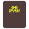 safe sex train gym workout funny gift Mousepad