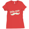 little man Ladies Fitted T-Shirt
