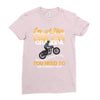 I'm A Nice Biker Grandpa So If I'm An Asshole To You You Need To Ask Y Ladies Fitted T-Shirt