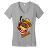 keep calm and play music Women's V-Neck T-Shirt