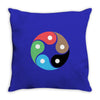 yin yang Throw Pillow