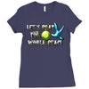 world peace Ladies Fitted T-Shirt