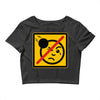 not the face Crop Top