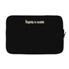 virginity is curable tee Laptop sleeve
