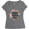 Happy Father's Day Women's Triblend Scoop T-shirt