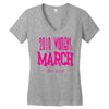 2018 Women's March On USA Women's V-Neck T-Shirt
