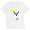 proud air force dad V-Neck Tee