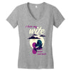 to the moon and back Women's V-Neck T-Shirt