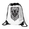 black panther Drawstring Bags