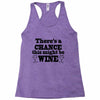 might be wine Racerback Tank