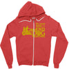 annual ride to end dog fighting Zipper Hoodie