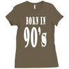 born in 90s Ladies Fitted T-Shirt