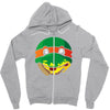 pizza turtle Zipper Hoodie