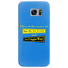 funny t shirt i live at the corner kiss my as &amp; no friggin way rude te Samsung Galaxy S7 Edge