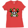 pirate plumber Ladies Fitted T-Shirt
