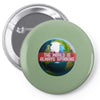the world is always spinnin Pin-back button