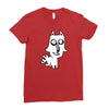 dog or fox Ladies Fitted T-Shirt