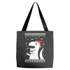 big trex santa ugly christmas Tote Bags