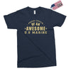 proud cousin of an awesome u.s marine Exclusive T-shirt