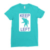keep left shark Ladies Fitted T-Shirt