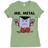 mr. metal Ladies Fitted T-Shirt