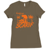 greetings from scarif t shirt Ladies Fitted T-Shirt