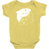yin yang shark Baby Onesie