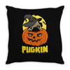 pugkin Throw Pillow
