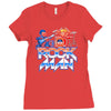 rock man Ladies Fitted T-Shirt