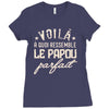 voila a quoi ressemble le papou parfait2 Ladies Fitted T-Shirt