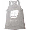 bon iver face Racerback Tank