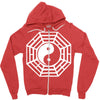 i ching ying and yang Zipper Hoodie