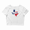 texan boxer lover Crop Top