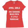 April Girls Ladies Fitted T-Shirt