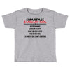Smartass January Girl Toddler T-shirt
