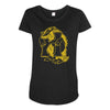 house od badger Maternity Scoop Neck T-shirt