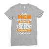 all men are created equal but only the best are born in october Ladies Fitted T-Shirt