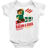 all the bacon and eggs Baby Bodysuit