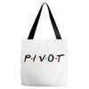 Pivot of The Friends Parody Tote Bags