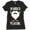 bearded for her pleasure Ladies Fitted T-Shirt