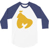 king gorilla 3/4 Sleeve Shirt