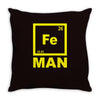fe man Throw Pillow
