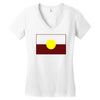 australian aboriginal Women's V-Neck T-Shirt