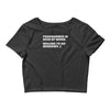 programmer in need of work Crop Top