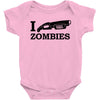 i shotgun zombies funny t shirt dead apocalypse s 3xl Baby Onesie