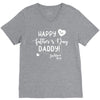 Happy First Father's Day Daddy V-Neck Tee